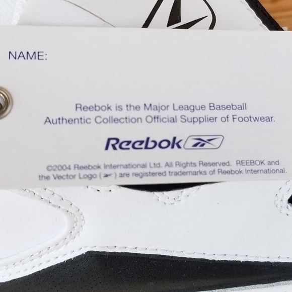 NEW Reebok Leather Baseball Metal Cleats Shoes MLB Authentic Lace-up  RB 410 KTS - Picture 12 of 12